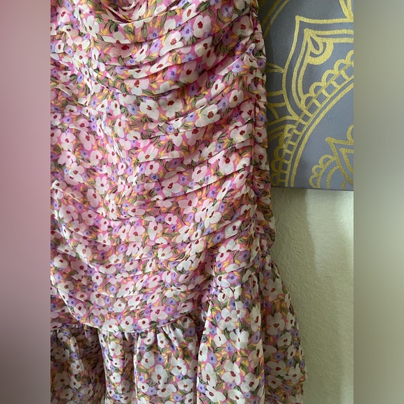 ASTR THE LABEL One Shoulder Ruched Mini - Picture 6 of 10